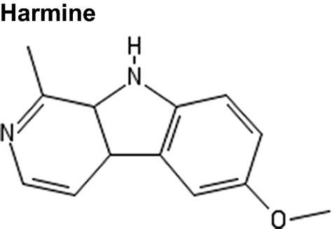 Chemical structure of harmine. Harmine is a β-carboline alkaloid... | Download Scientific Diagram