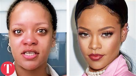 10 Celebs Without Makeup Before And After - Infoupdate.org