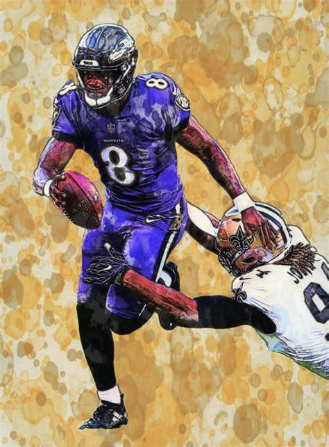 Lamar Jackson | Baltimore ravens football, Lamar jackson ravens, Nfl football art