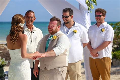 Beach Wedding at Secrets Capri Riviera Cancun - Lauren and Karl