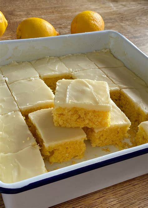 Lemon Delicious Slice - What's for Smoko