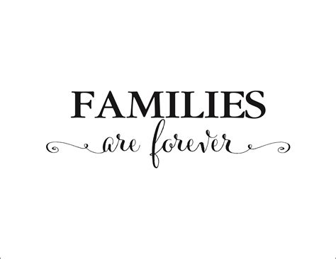 Families are forever Vinyl Wall Decal Family photo wall decal Foyer living room Entry way ...