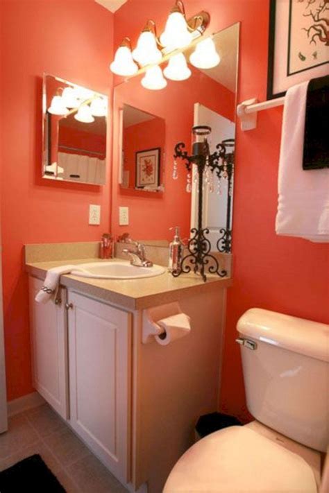 20+ Gorgeous Coral Bathroom Decorathing For Amazing Bathroom Inspiration — Freshouz Home ...