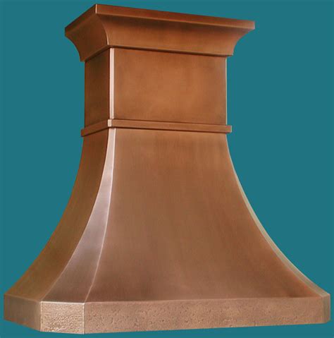 Handcrafted Metal - Extra Tall Copper French Country Crown Range Hood