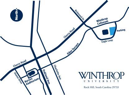 Winthrop University Campus Map - Campus Map