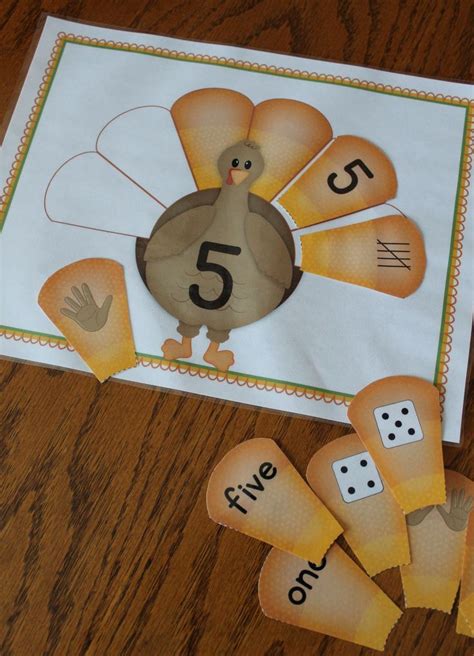 Turkey Math & Thanksgiving Math Activities - Turkey Theme Preschool ...