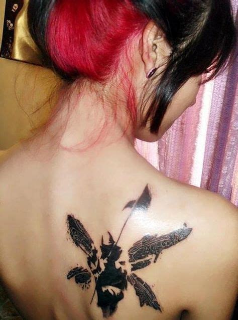 Linkin Park tattoo . Hybrid Theory Soldier with wings. I would love to get this tattoo, in same ...