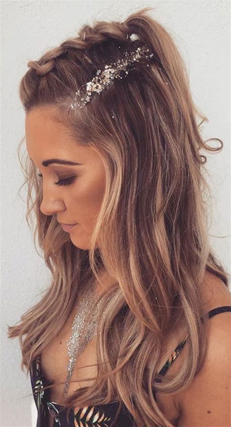 Beautiful Half Down Half Up Braided Hairstyle 1 - Fab Mood | Wedding ...