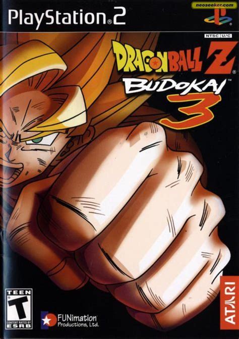 Dragon Ball Z: Budokai 3 PS2 Front cover