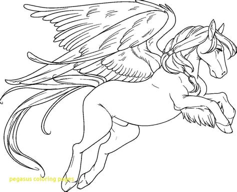 Cute Pegasus Coloring Pages Collection | Horse coloring pages, Drawings, Pegasus drawing