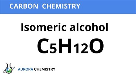 Draw the structures of all isomeric alcohols of molecular formula C5H12O. - YouTube