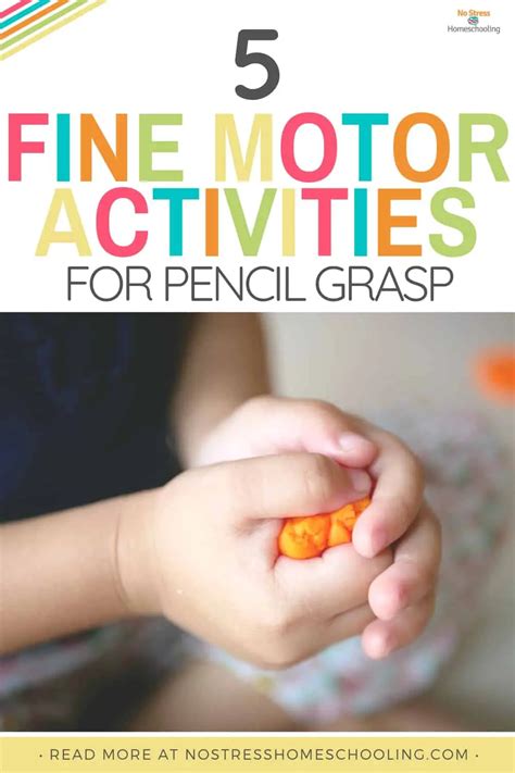 Pencil Grasp Activities: 5 Fine Motor Activities For Pencil Grip