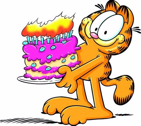 It's my birthday! Here, have a gift! Garfield Cartoon, Garfield Comics ...