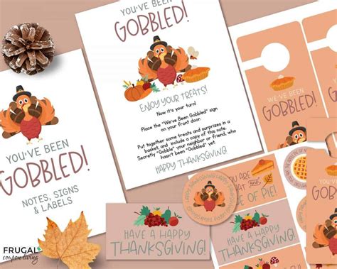 You’ve Been Gobbled Printable: A Fun Thanksgiving Tradition