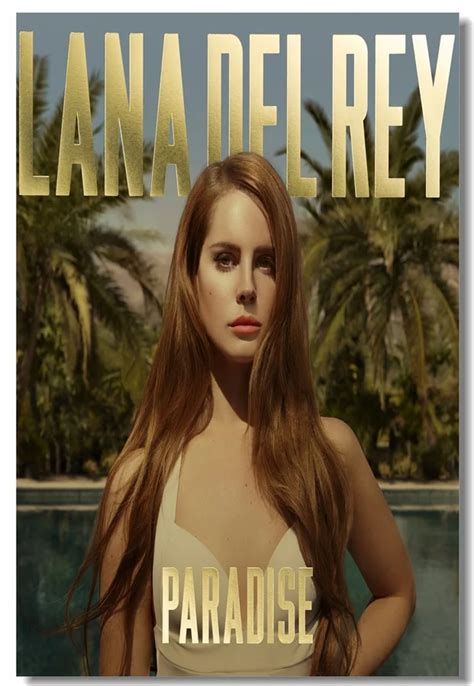 Custom Canvas Print Wall Mural Lana Del Rey Poster Lana Del Rey Wall Sticker Born to Die Decals ...