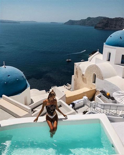 Hanging here... 🧘🏼‍♀️#Santorini #Oia Places In Europe, Places To Travel, Places To Go, Santorini ...