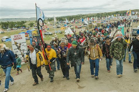 Standing Rock Sioux still draws hundreds to protest against North Dakota pipeline