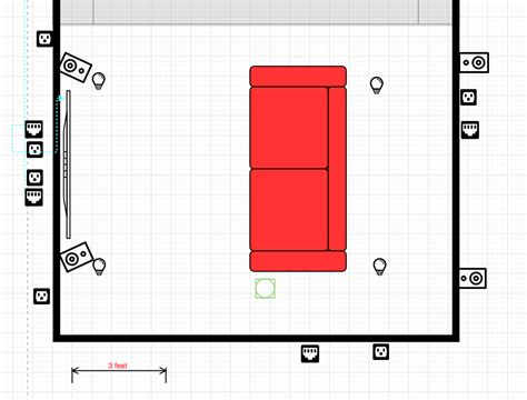 Speaker placement/design for small 5.1 room : hometheater