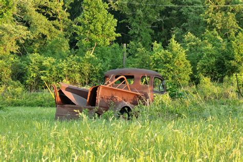 Rusty 1955 Dodge Truck In Field Free Stock Photo - Public Domain Pictures