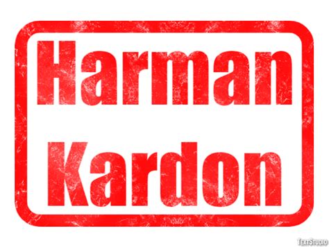 Harman Kardon Text Effect and Logo Design Brand