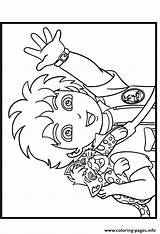 Diego And Baby Jaguar Coloring Page Printable sketch template