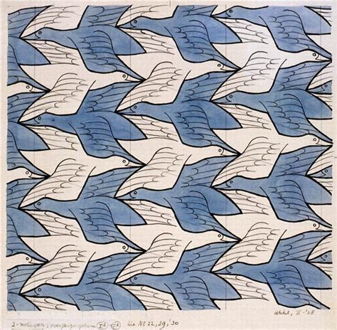 Two Birds, 1938 - M.C. Escher - WikiArt.org