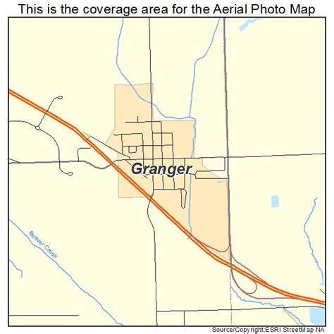 Aerial Photography Map of Granger, IA Iowa