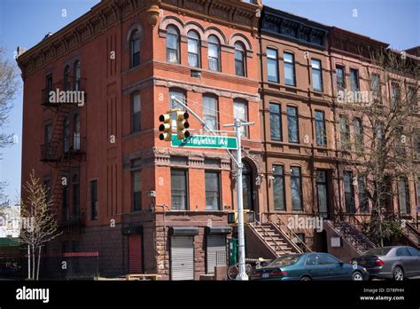 Brownstones in the Bedford-Stuyvesant neighborhood of Brooklyn in New York on Friday, April 26 ...