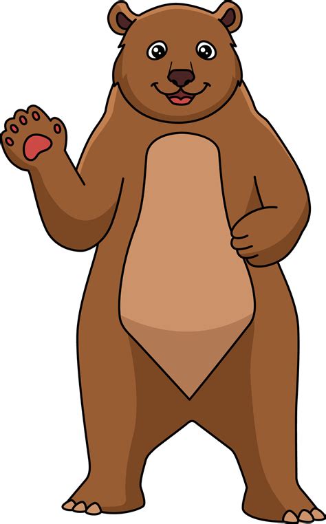 Bear Cartoon Colored Clipart Illustration 6325626 Vector Art at Vecteezy