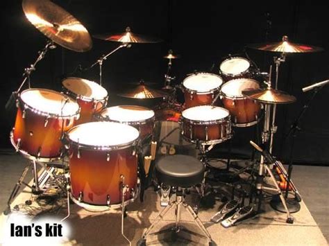 Ian Paice's drum kit | Drums, Drummer, Pearl drums