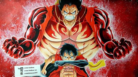 One Piece Drawing Luffy Gear 4 Snake Man Roblox Avatar - IMAGESEE