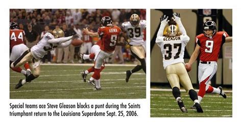 Gleason blocked punt!! | New Orleans Saints | Pinterest