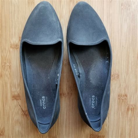 CROCS Eve Flats Black Iconic Comfort Ballet Flats Sho… - Gem