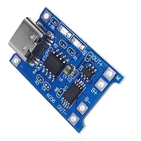 3.7V Li-Ion Charger Module 1A with Battery Protection TP4056 in ...