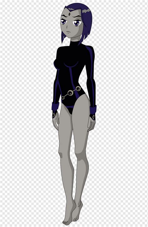 Raven Beast Boy Starfire Teen Titans Female, raven, animals, black Hair, human png | PNGWing