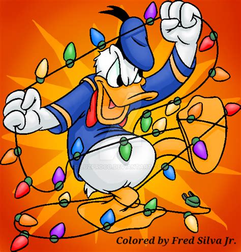 Donald Duck Christmas Lights by Luzproco on DeviantArt