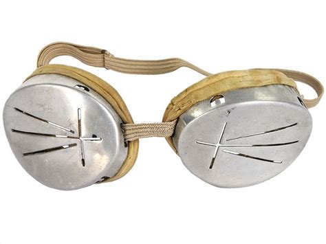 Vintage Aluminum Military Ski Goggles | Steampunk goggles, Ski goggles, Vintage accessories