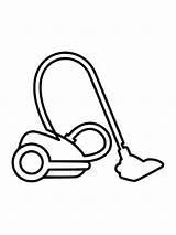 Vacuum Cleaner coloring Pages sketch template
