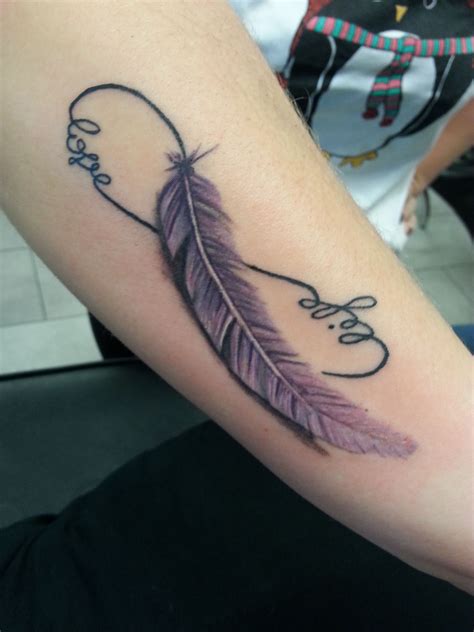 29+ Infinity Tattoo With Feather - SorchaTianna