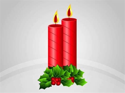 Christmas Candle Images - Cliparts.co