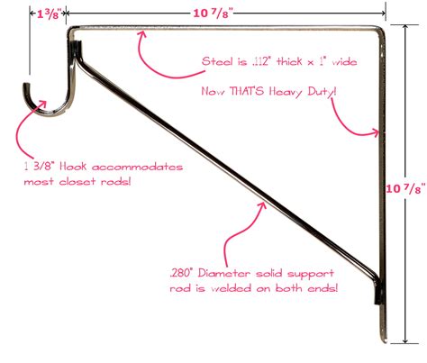 Closet Pole Bracket | Dandk Organizer