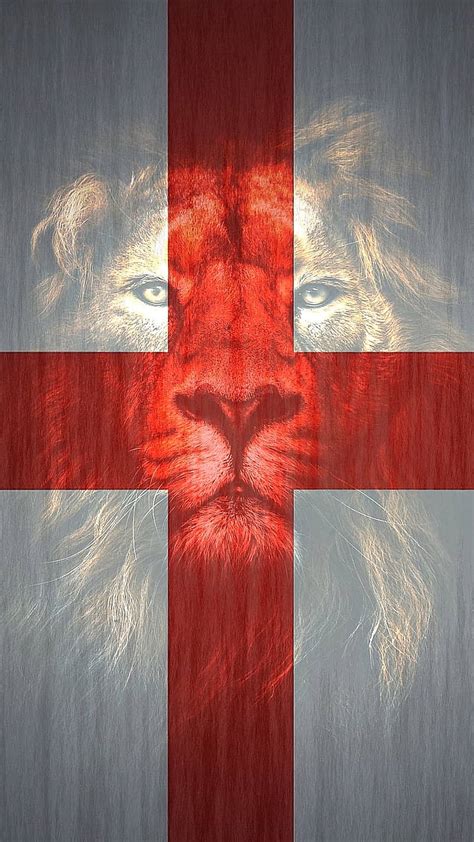 Download Caption: Majestic Lion on England Flag Wallpaper | Wallpapers.com