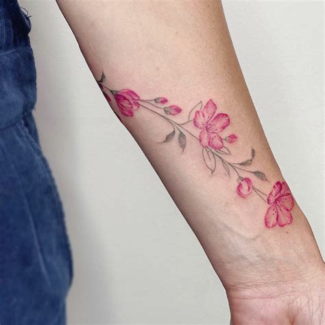 11+ Feminine Cherry Blossom Tattoo Ideas That Will Blow Your Mind ...