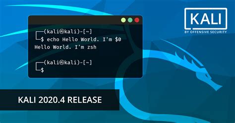 Kali Linux 2020.4 Release (ZSH, Bash, CME, MOTD, AWS, Docs, Win-KeX ...