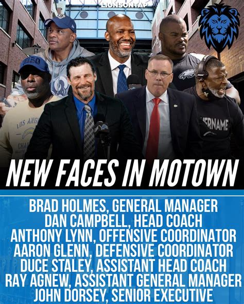 The Detroit Lions are assembling an incredible office and coaching ...