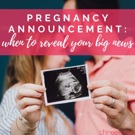 Pregnancy Announcement: When to Reveal Your Big News!