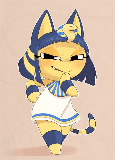 Ankha by YellowHellion | Animal crossing fan art, Animal crossing funny ...