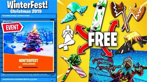 *GUIDE* to Fortnite WinterFest ‘Christmas’ Challenges & FREE 13 Rewards!! - YouTube