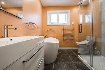 beige, gray, comfort room, bathroom, luxury, luxury bathroom, sink, bathtub, contemporary ...