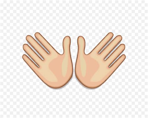 Hand Emoji Png - Open Hands Emoji Png Clipart Full Size Two Hands Emoji Meaning,Praying Hands ...